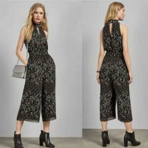 Ted Baker London Wide Leg Floral Jumpsuit Size 3 US 8 NWT